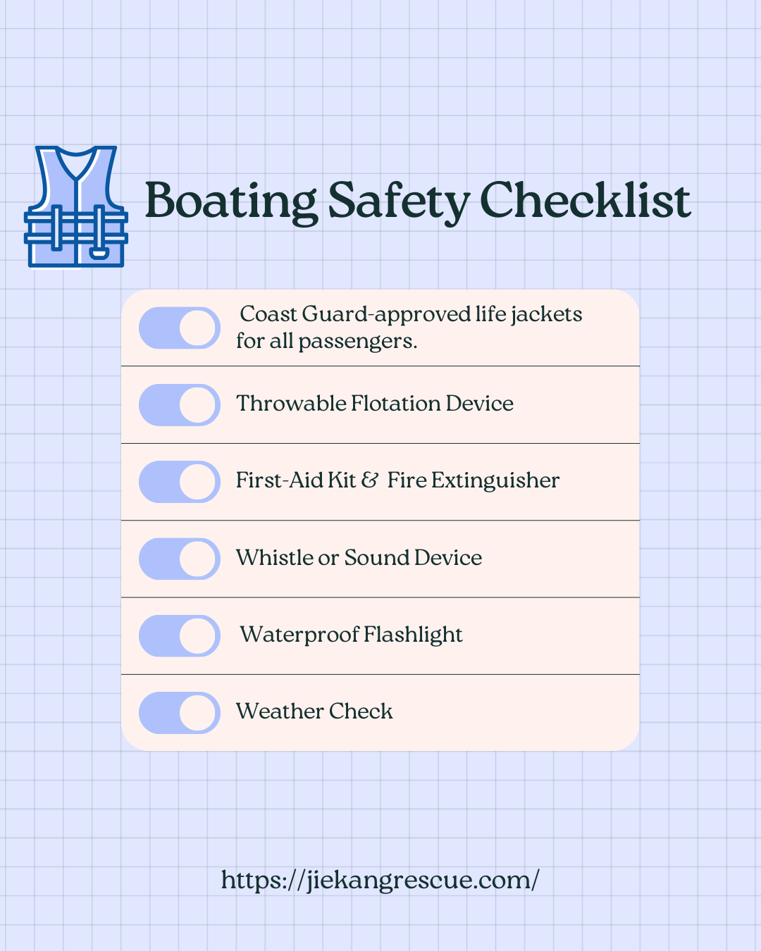 Boating Safety Checklist