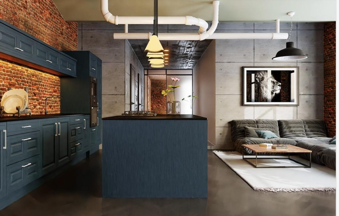 Mock Inframe Marine Kitchen Door