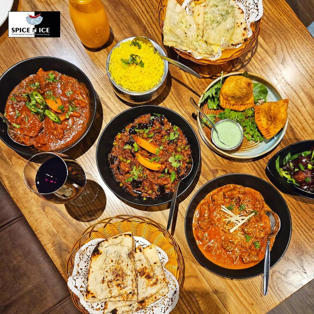 Authentic Indian food dishes at Spice n Ice Port Adelaide, SA