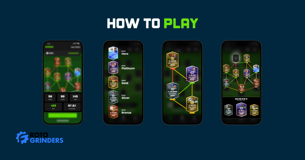 How to play on Griddy - app screenshots