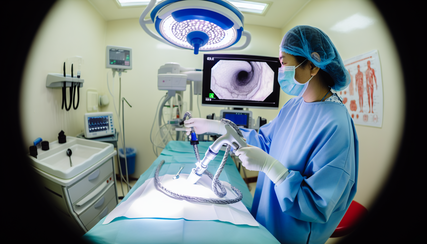 Photo of colonoscopy procedure