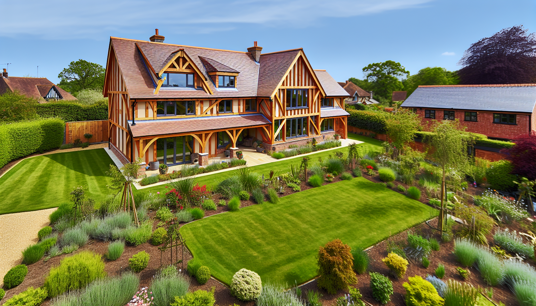 Successful self-build project with timber frame kits