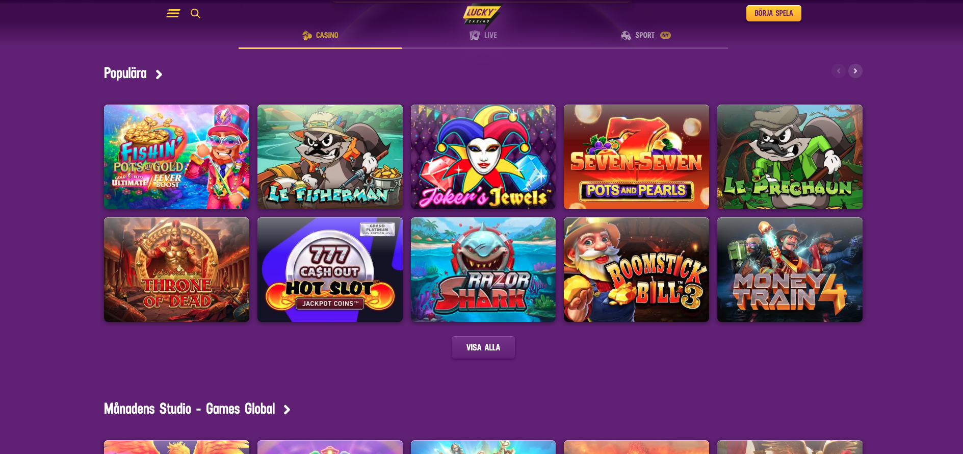Lucky sport casino