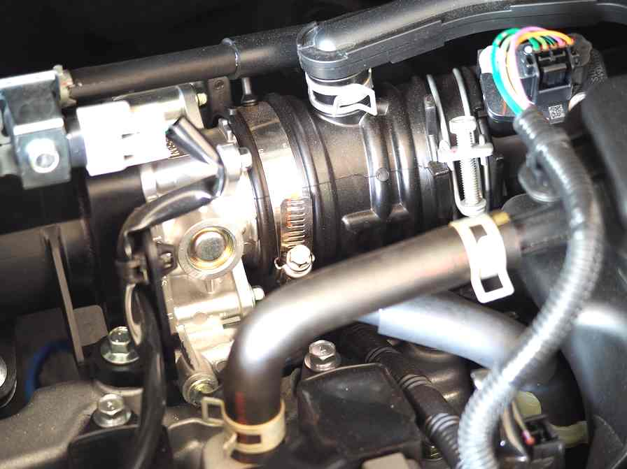 rubber hose in engine fuel system
