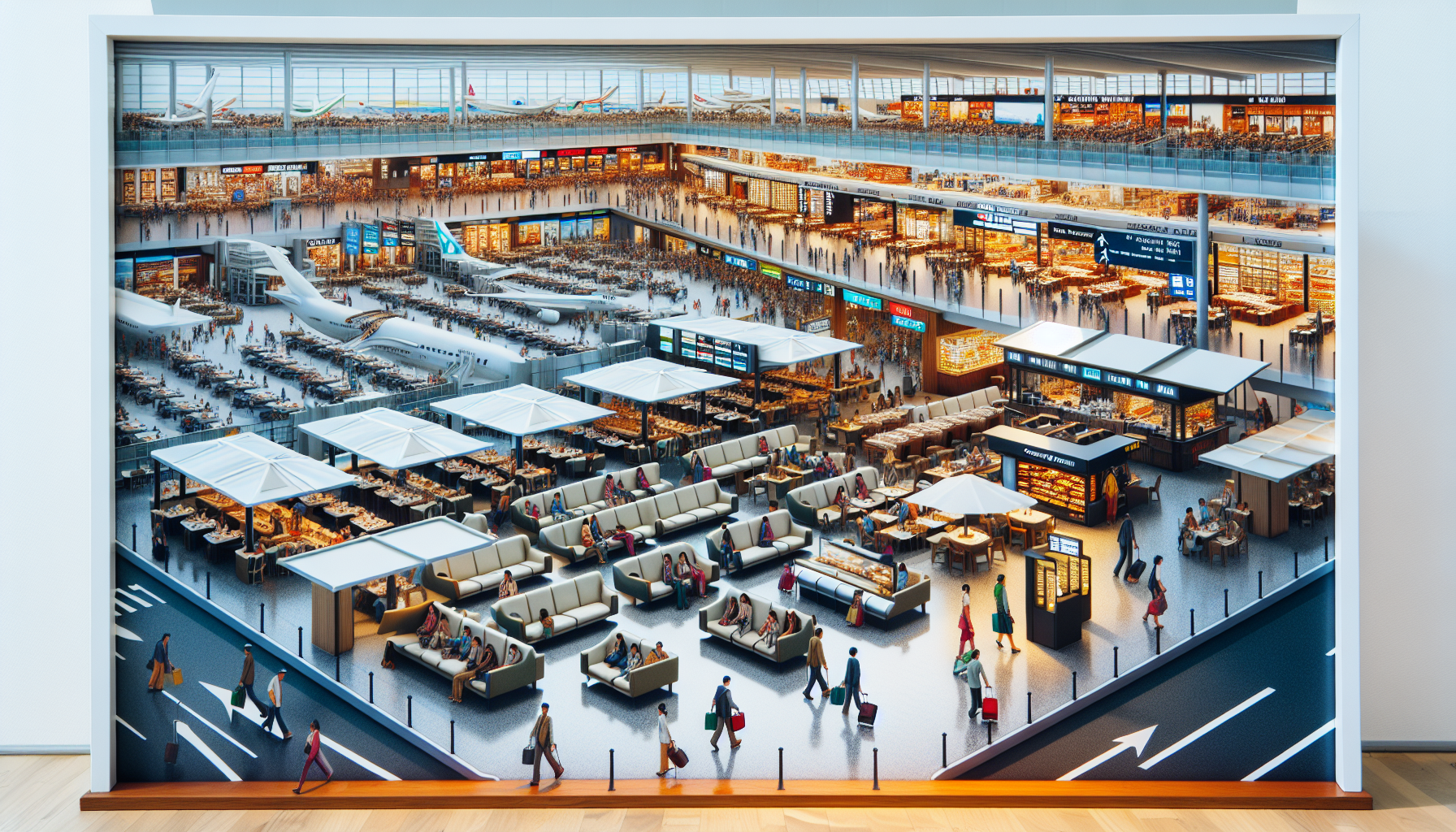 Amenities and services at JFK Terminal 1