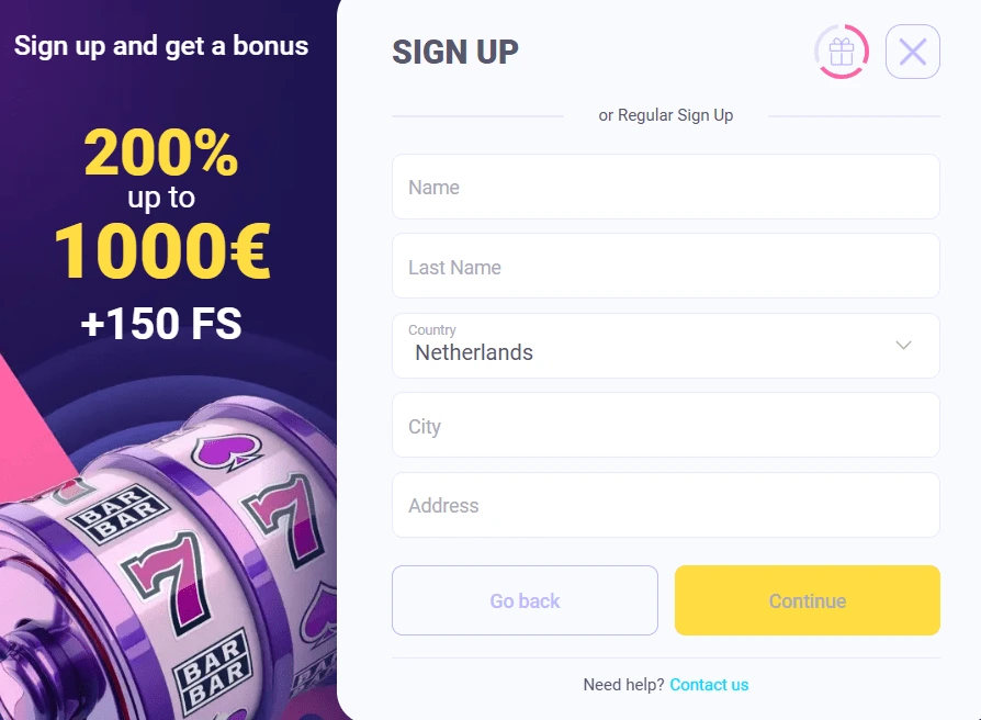 Chachabet registration