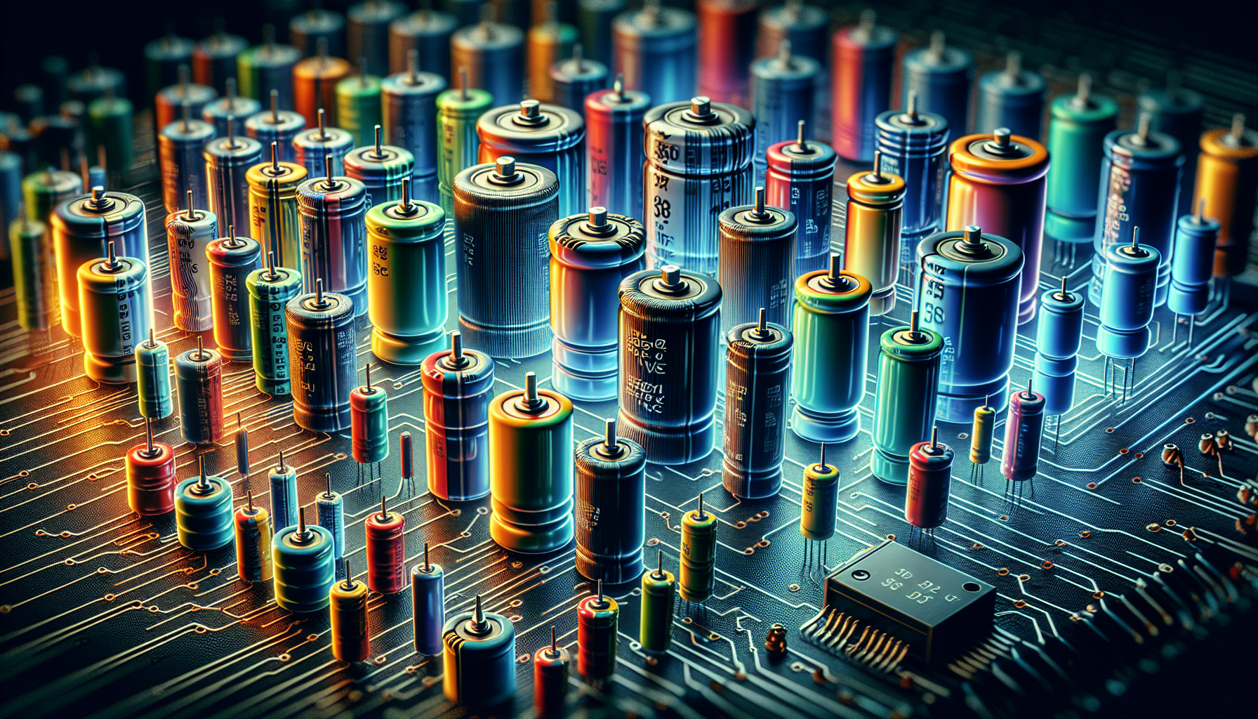 High voltage capacitor options