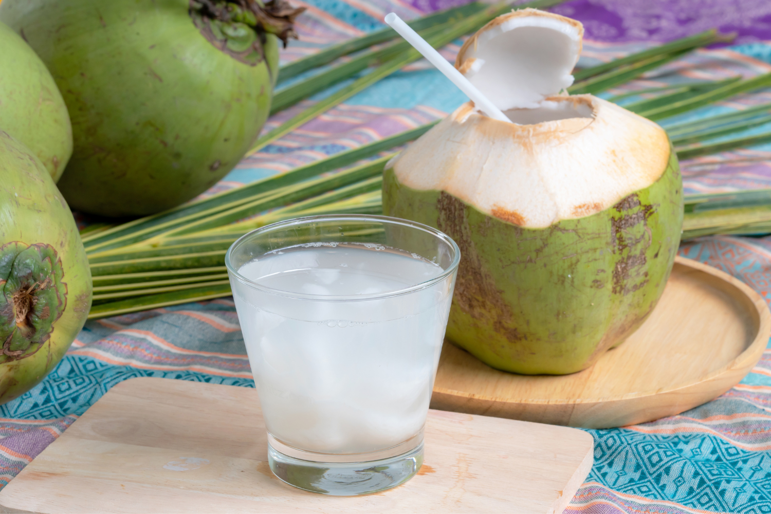 Coconut water.