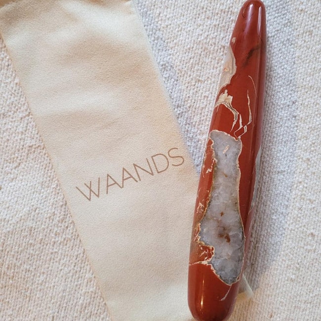 Crystal wand massager