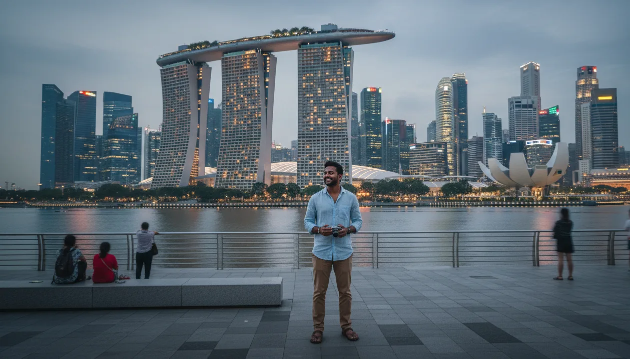 Dummy ticket for Singapore entry verification from India