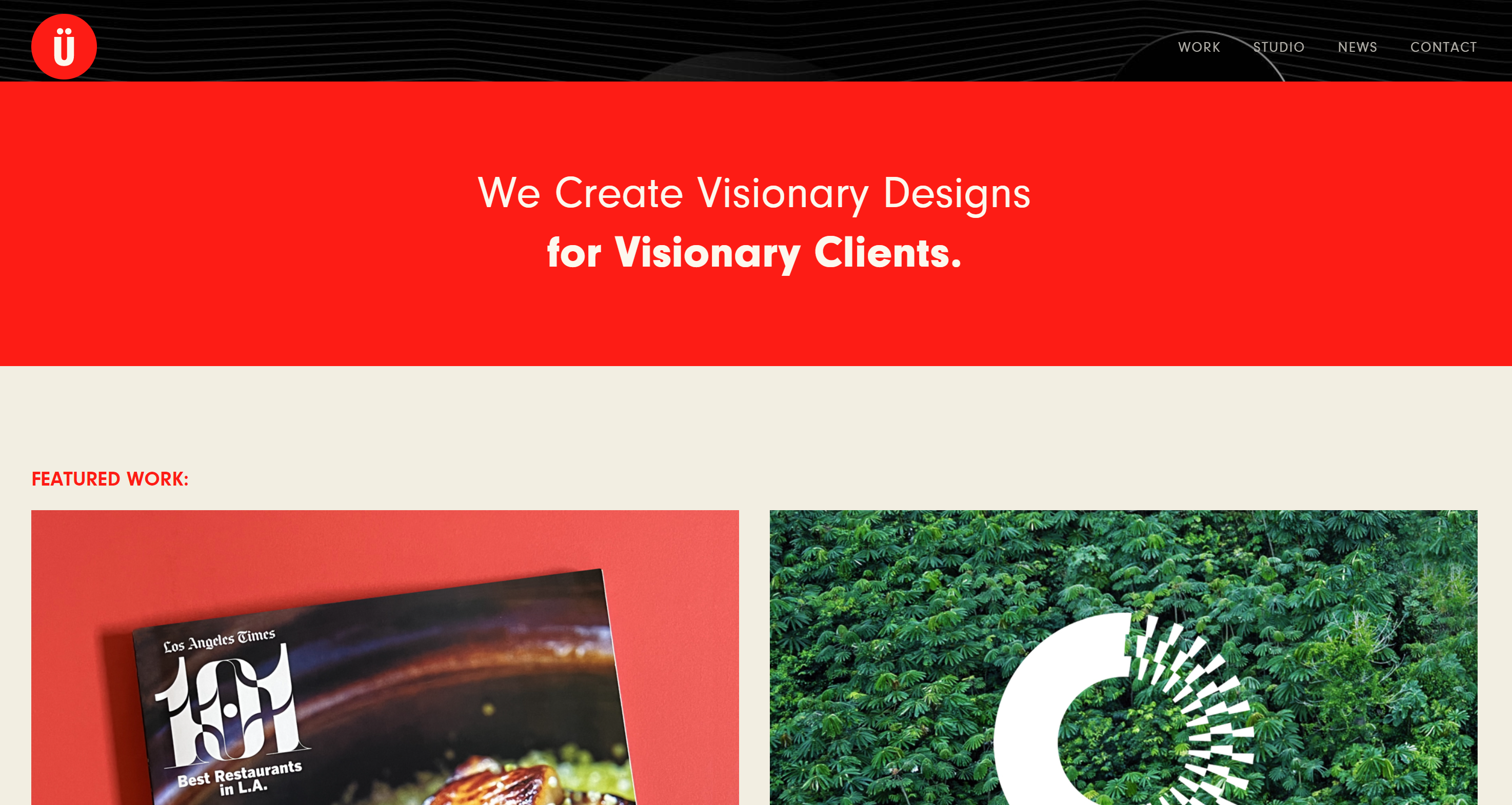 Red color in web design