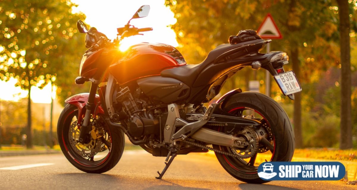 Motorcycle shipping is available across all major cities