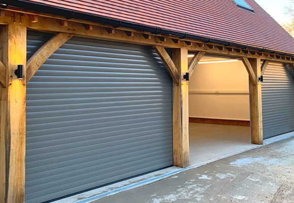 Roller shutter garage door