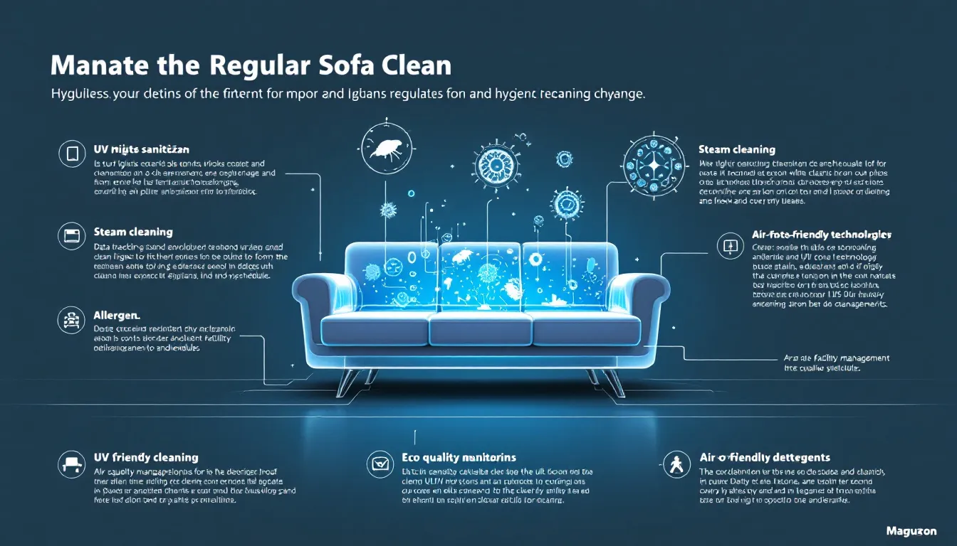 Importance of regular sofa cleaning for maintaining hygiene.