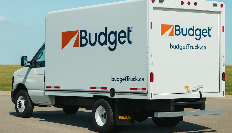 A truck showing good brand representation