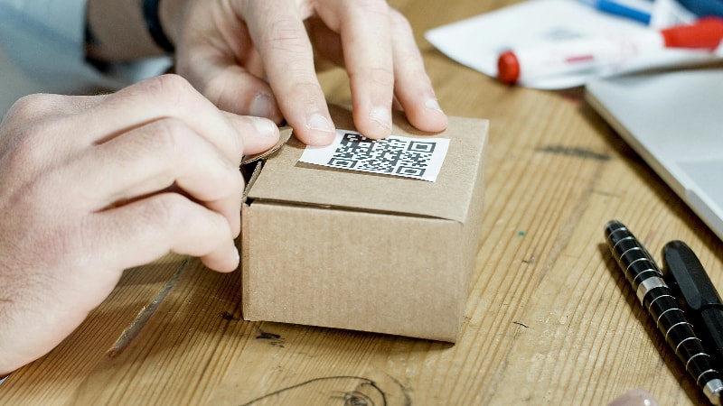QR code packaging