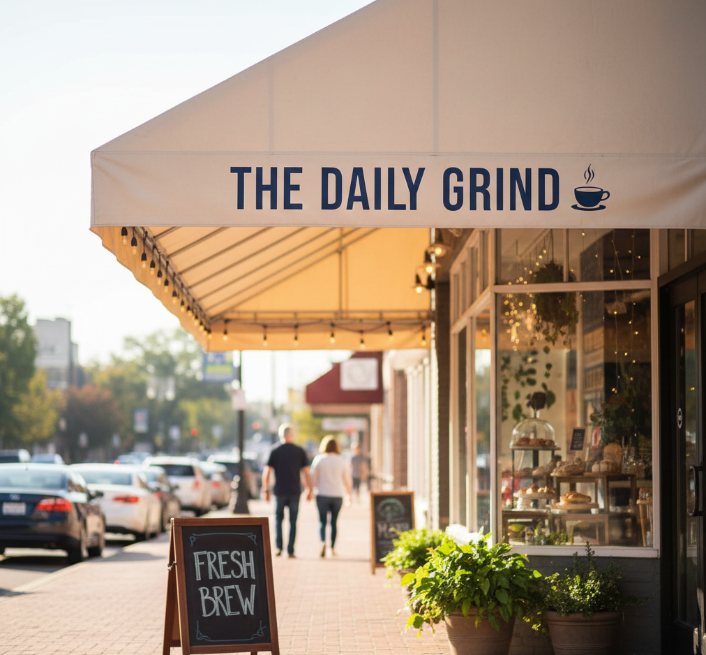 awning signage or canopy signs