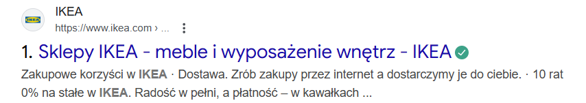Title IKEA "meble i wyposażenie wnętrz"