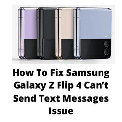 samsung flip 4 text messages
