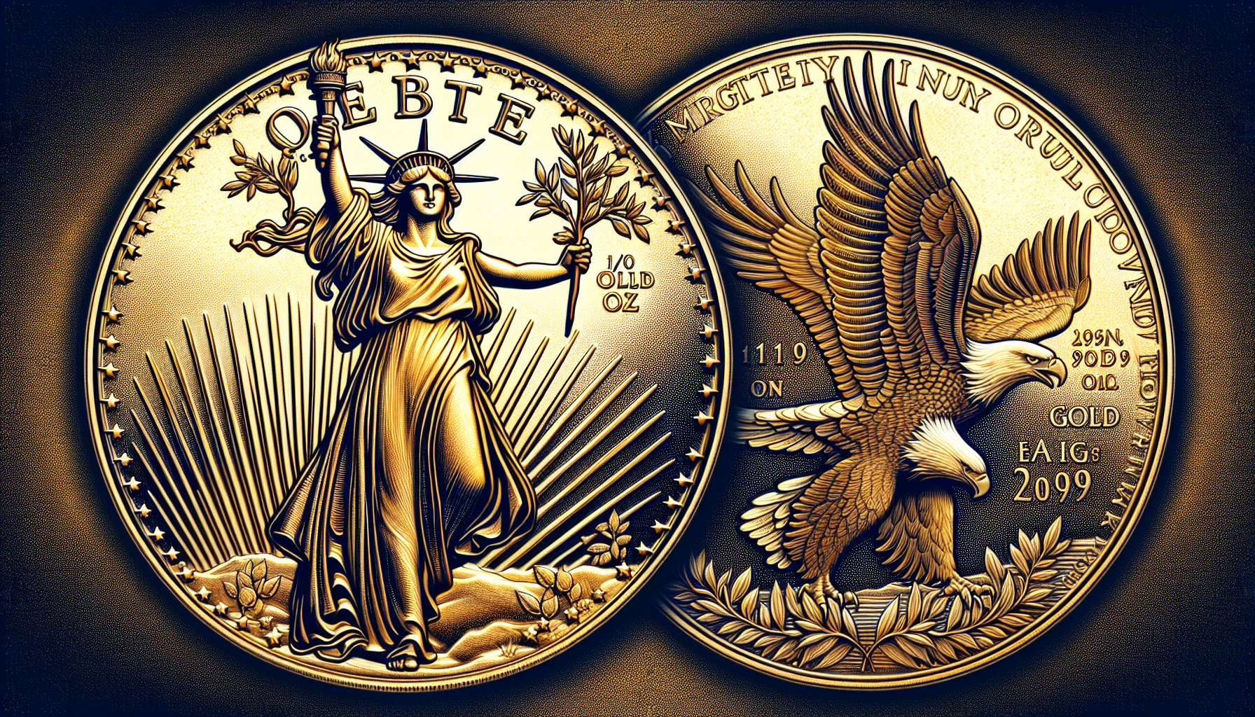 Overview of 1/10 oz American Gold Eagle Coins with their unique features.