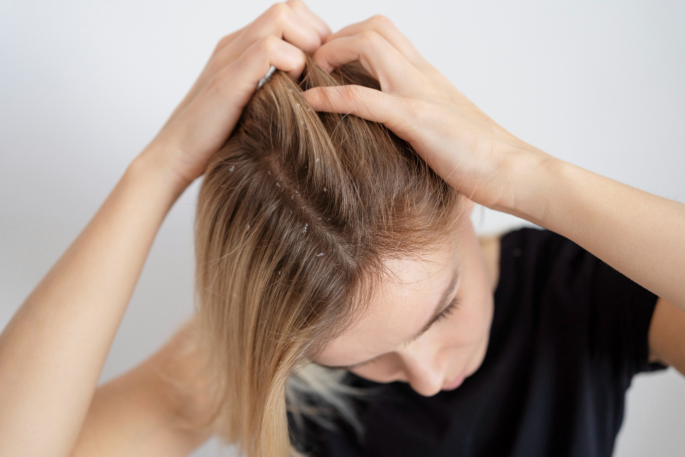 A biotina também ajuda no tratamento da dermatite seborreica. Fonte da imagem: Freepik.