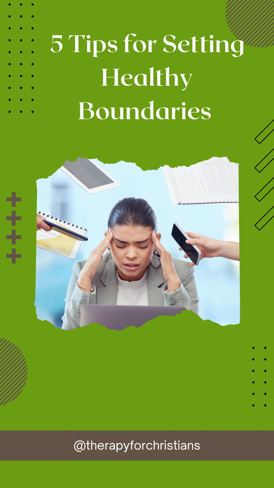 5 tips for setting personal boundaries pin