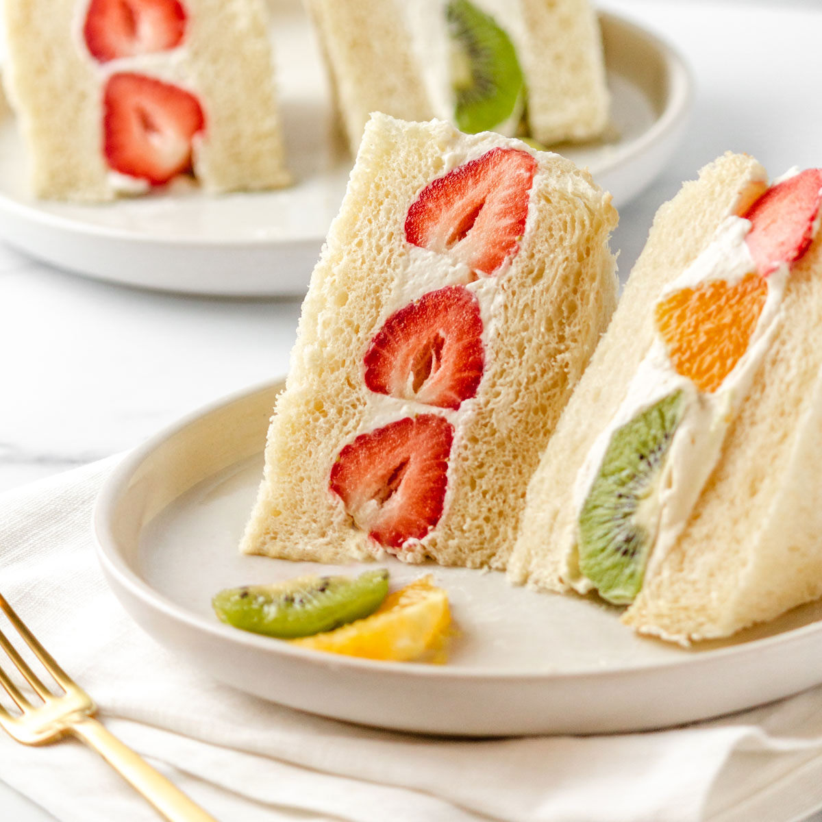 Japanese fruit sandwich