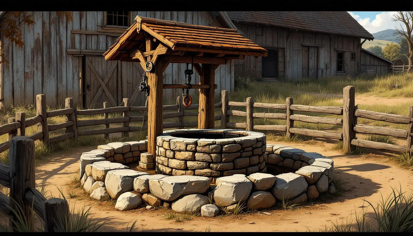 Protecting a well from contamination.