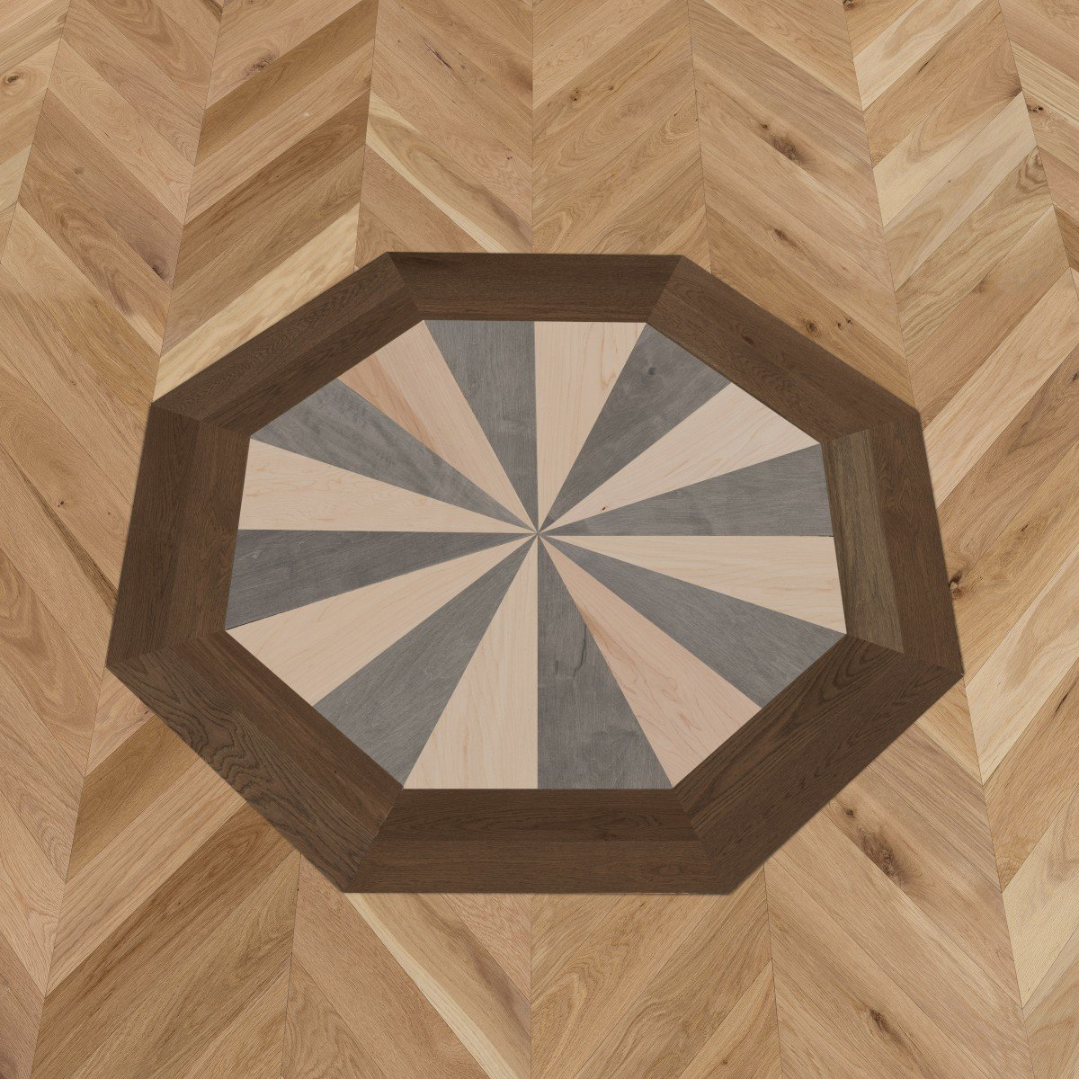 A close-up of an engineered wood floor with enhanced stability.