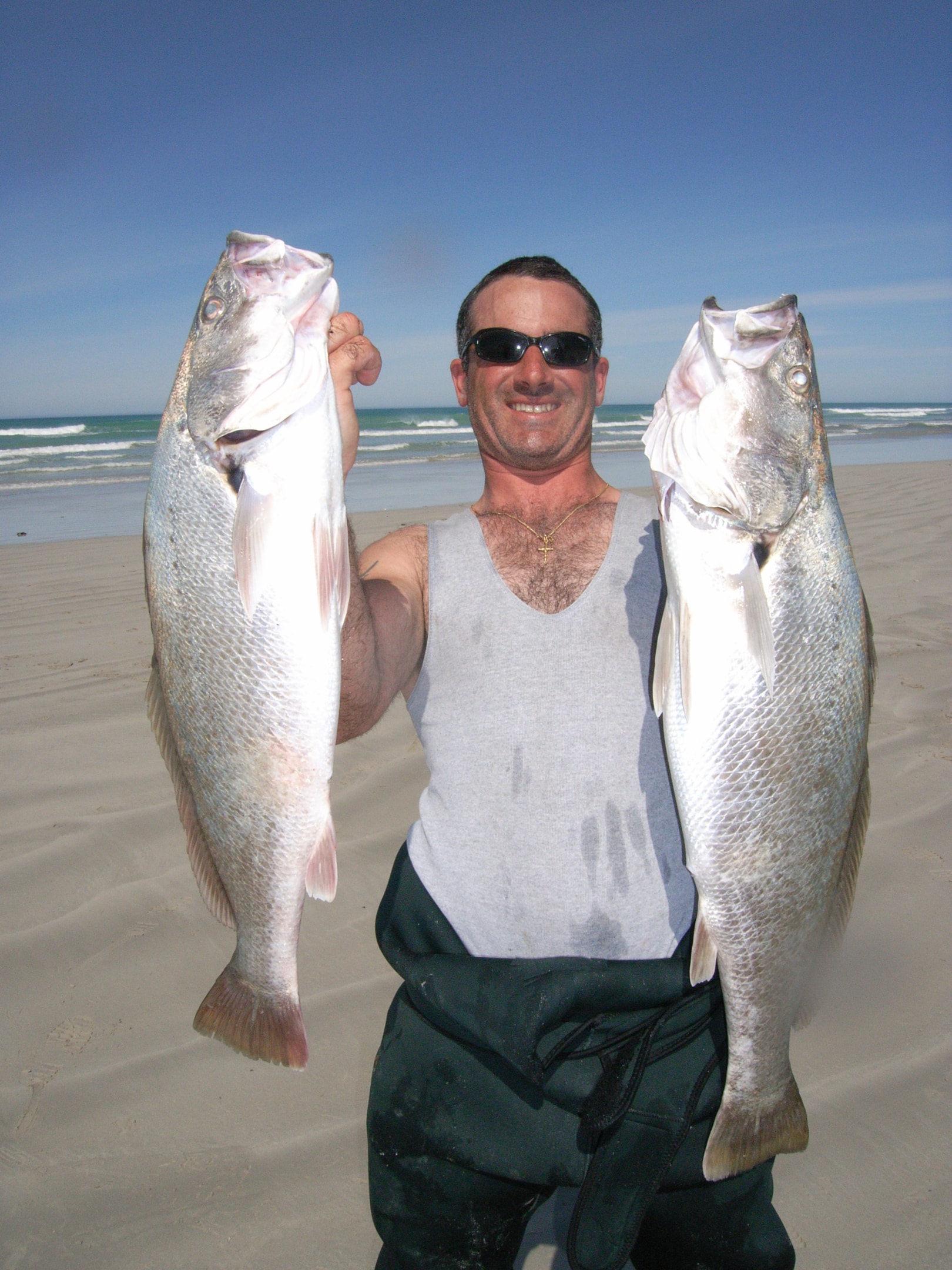 The beaches around Nelson offer terrific surf fishing with bait like squid or lures but pick your tides.
