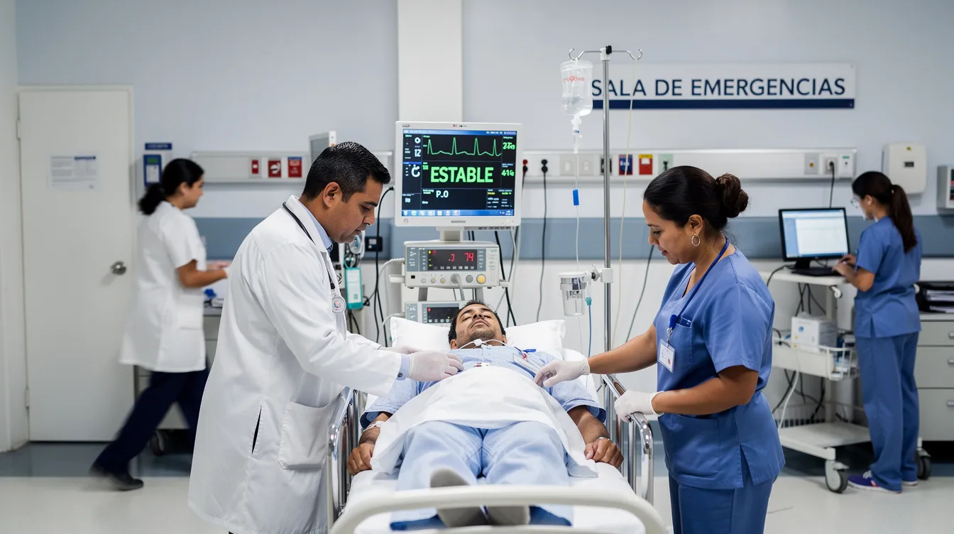The image depicts medical personnel attending to a patient in an emergency room, highlighting the urgent care provided after an accident. This scene emphasizes the importance of immediate medical attention for victims of accidents, particularly in the context of injuries sustained in auto accidents in Houston.