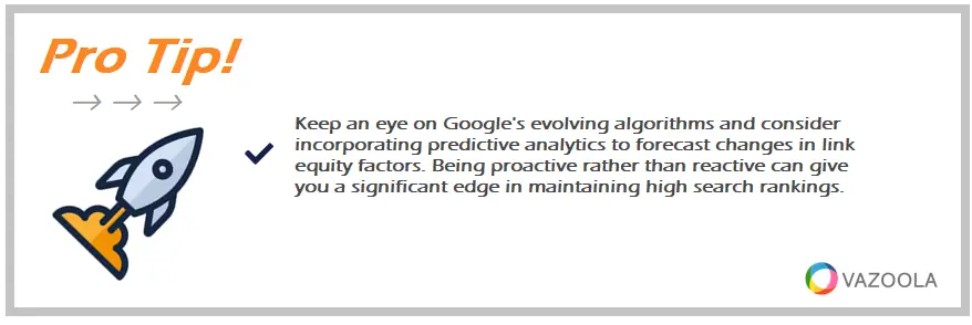 Pro Tip Track Algorithm changes for link equity signals