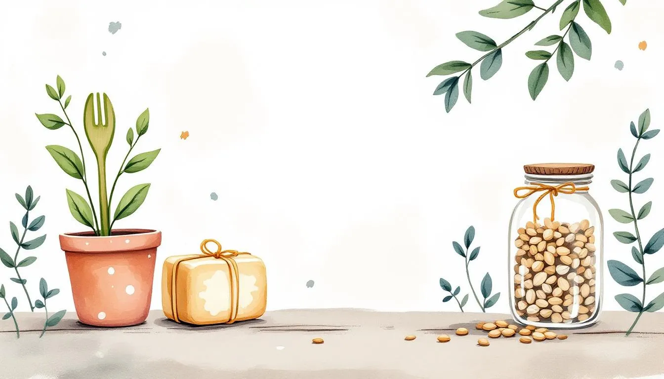 Nachhaltige kleine Geschenke, die umweltfreundlich sind.