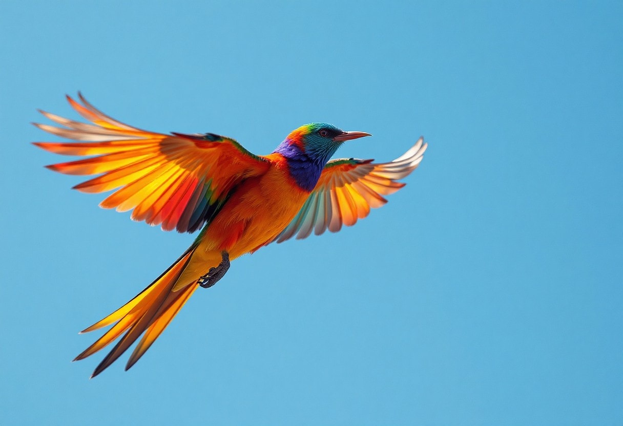 rainbow bird