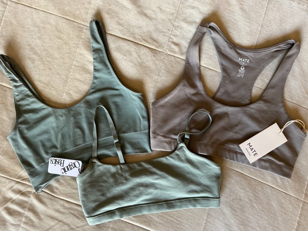 tested sustainable organic sports Bras