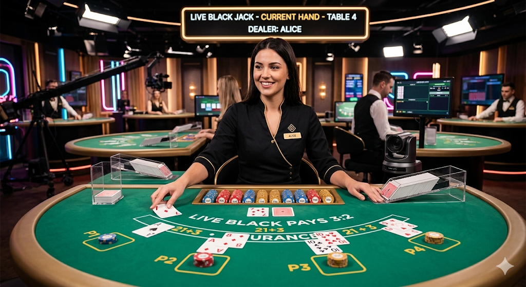 Live blackjack online casino – spela populärt casinospel med dealer i realtid och vinn riktiga pengar