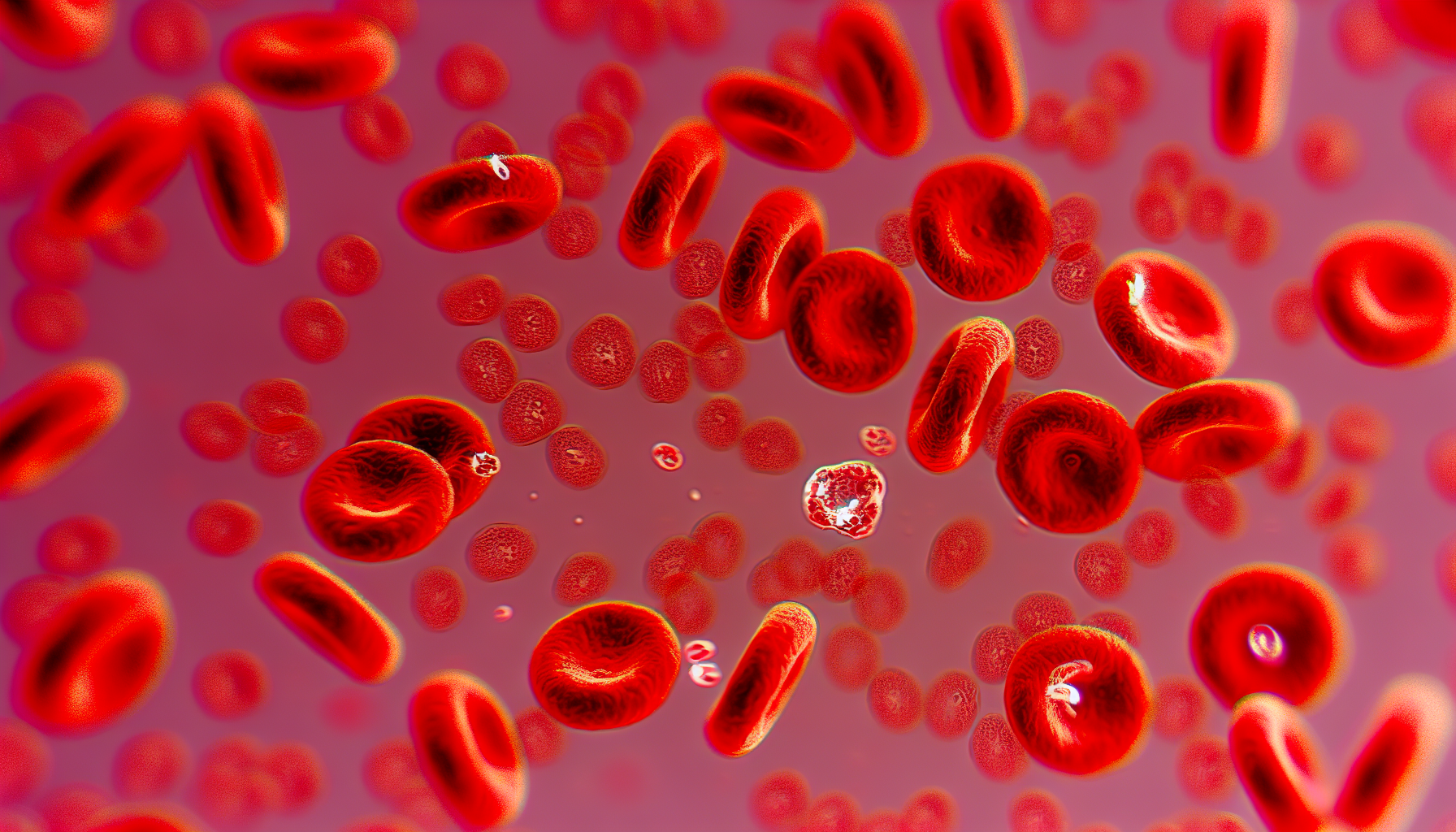 Red blood cells in isotonic solution