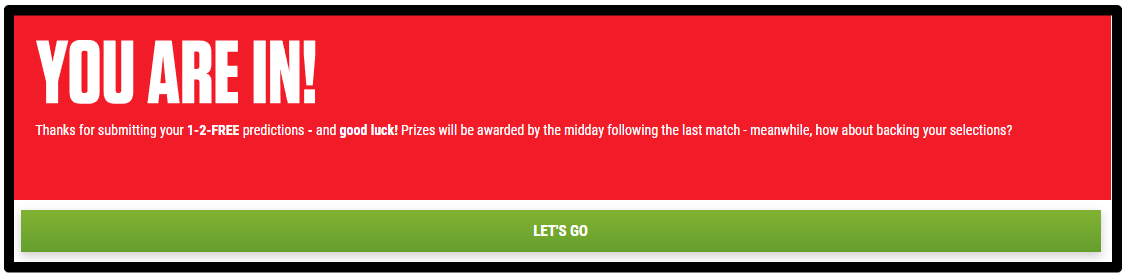 1-2-Free: Win £100 in CASH if you correctly predict three scores with  Ladbrokes' free to play football game - enter now!