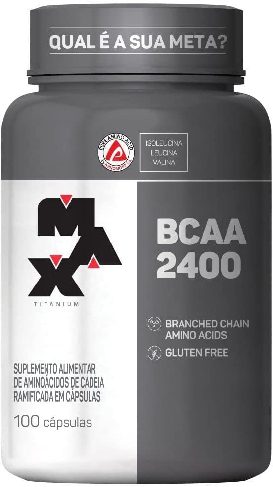 BCAA 2400 da Max Titanium. Imagem: Amazon