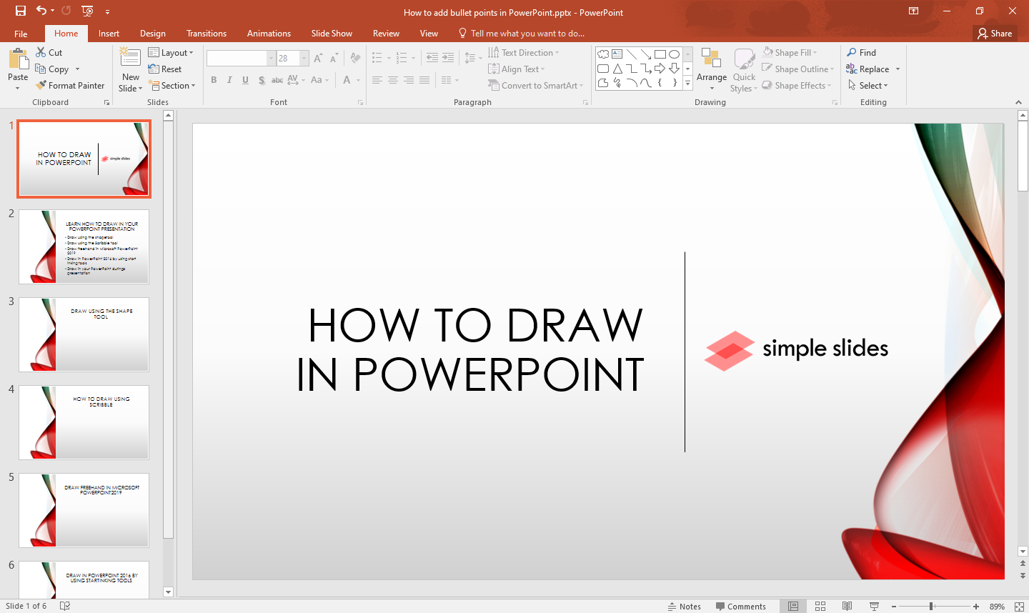 Open your PowerPoint