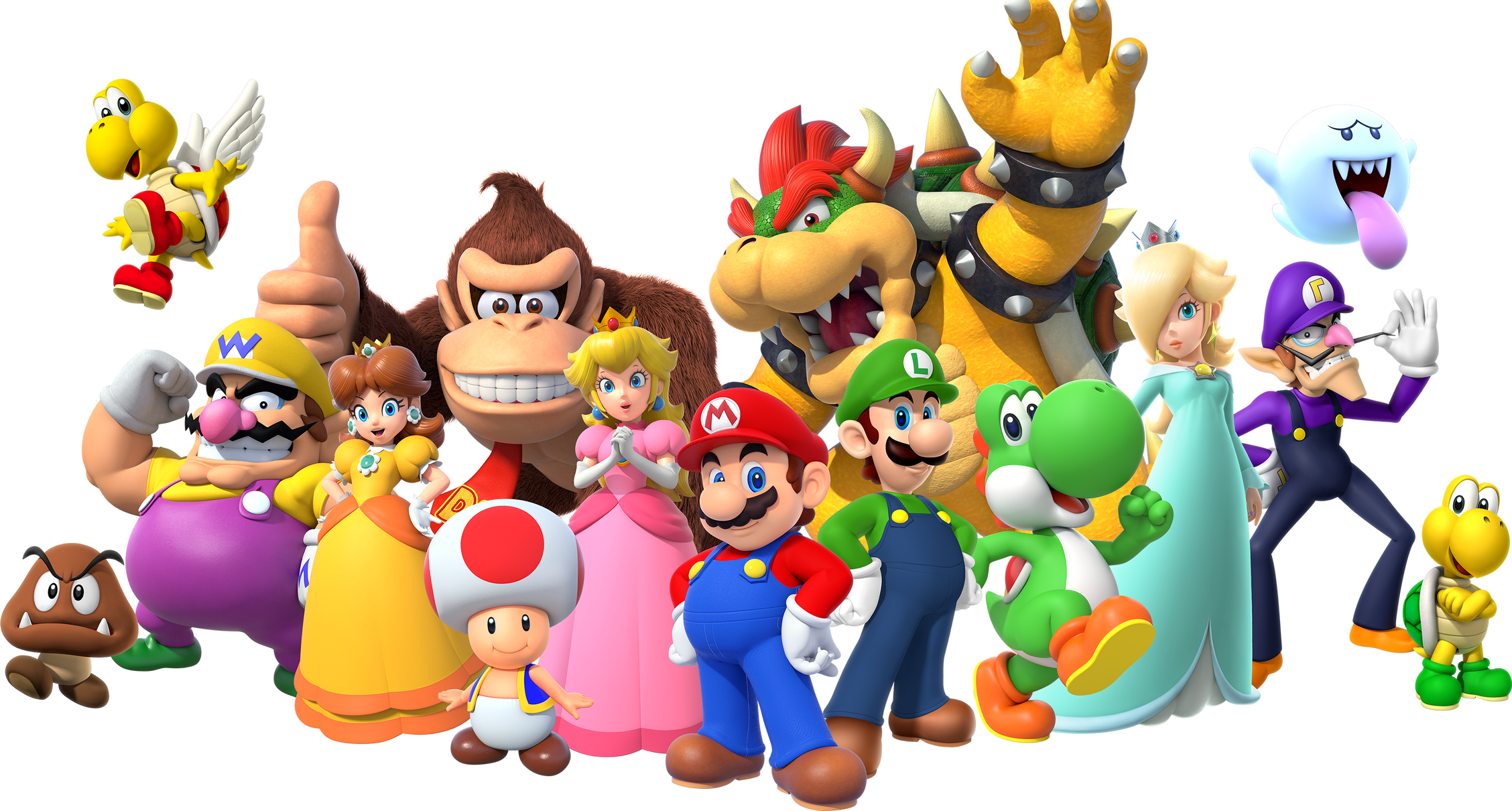 Image: Nintendo - Mario and Mario characters 