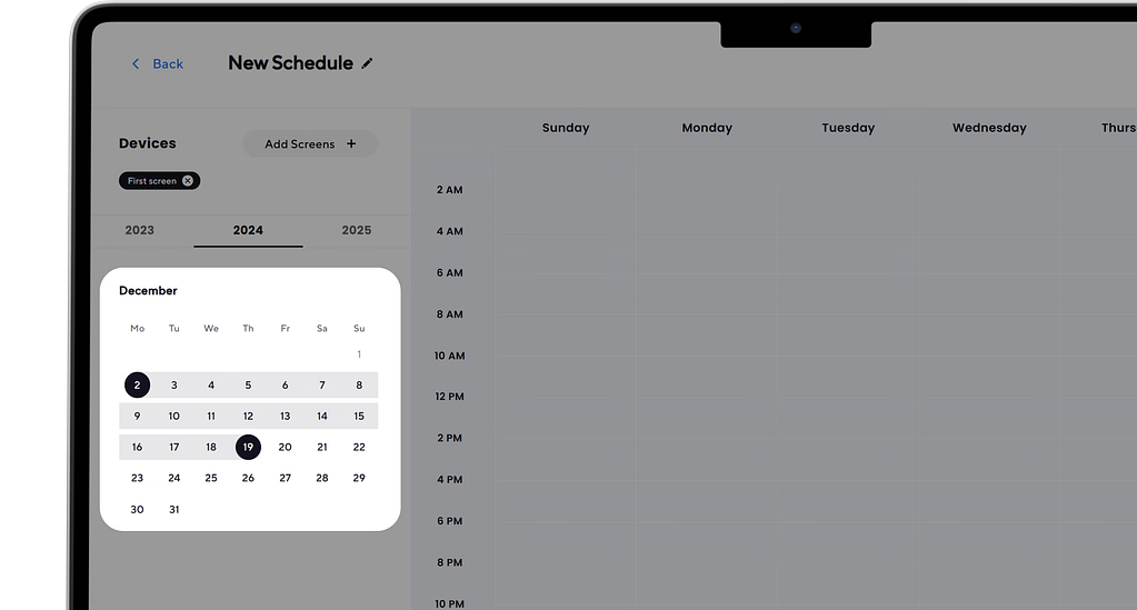 What are the Elevator Signage Requirements? 16 schedule content and launch with aiscreen