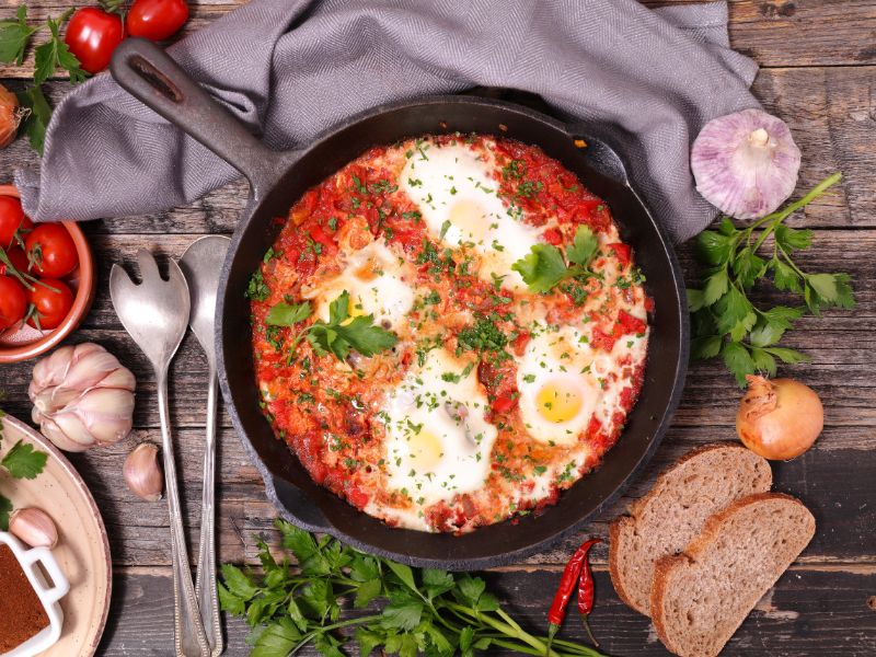 Shakshuka - mediterranean diet recipes​