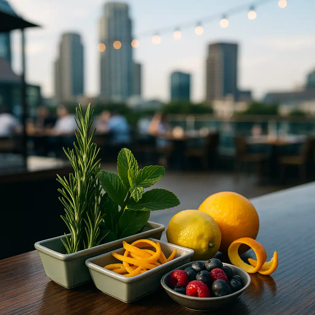 NYC Rooftop Bar Cocktails