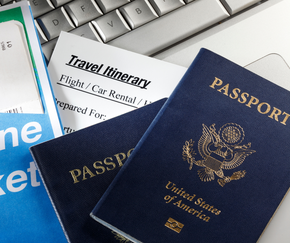 An organized travel itinerary showcasing the convenience of guided tours.