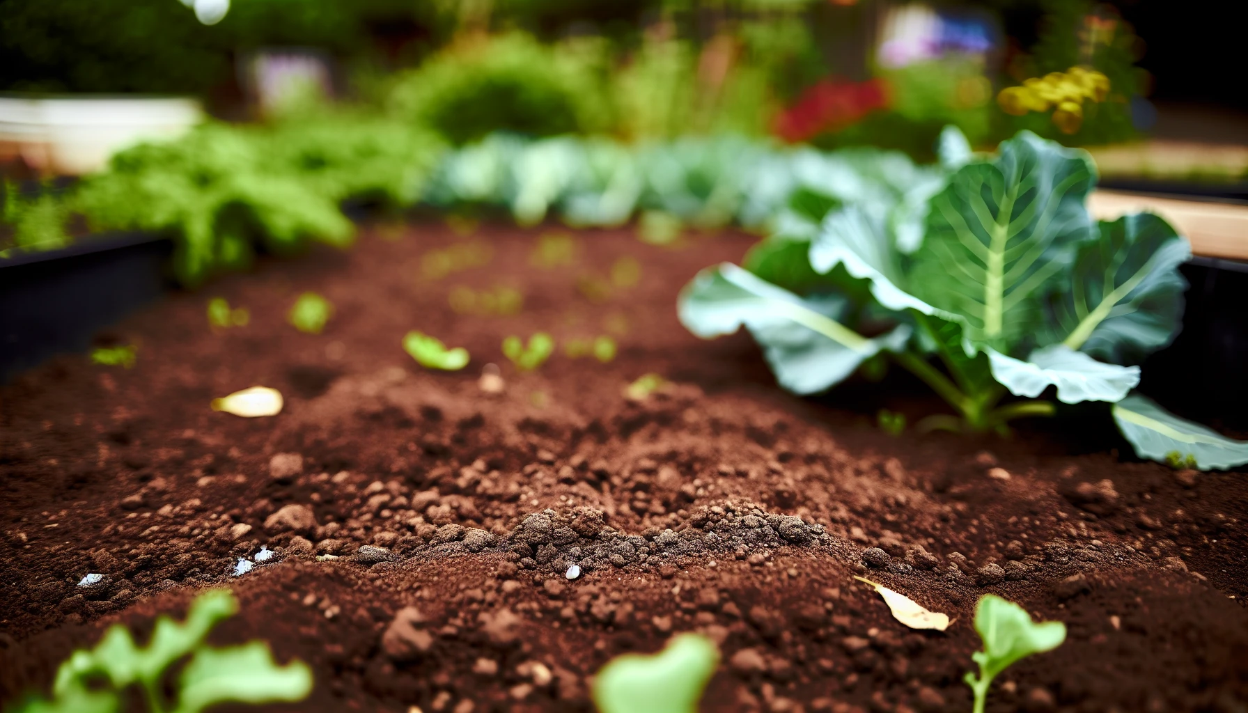 Well drained soil for planting collard greens