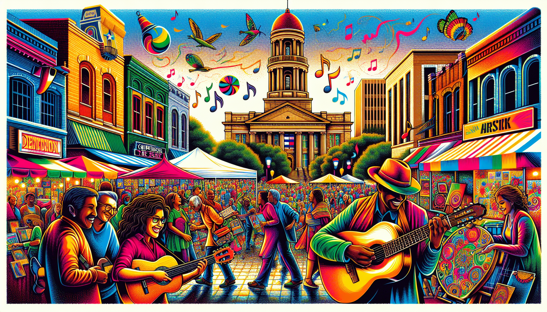 Exploring the vibrant arts and culture scene in Denton, Texas