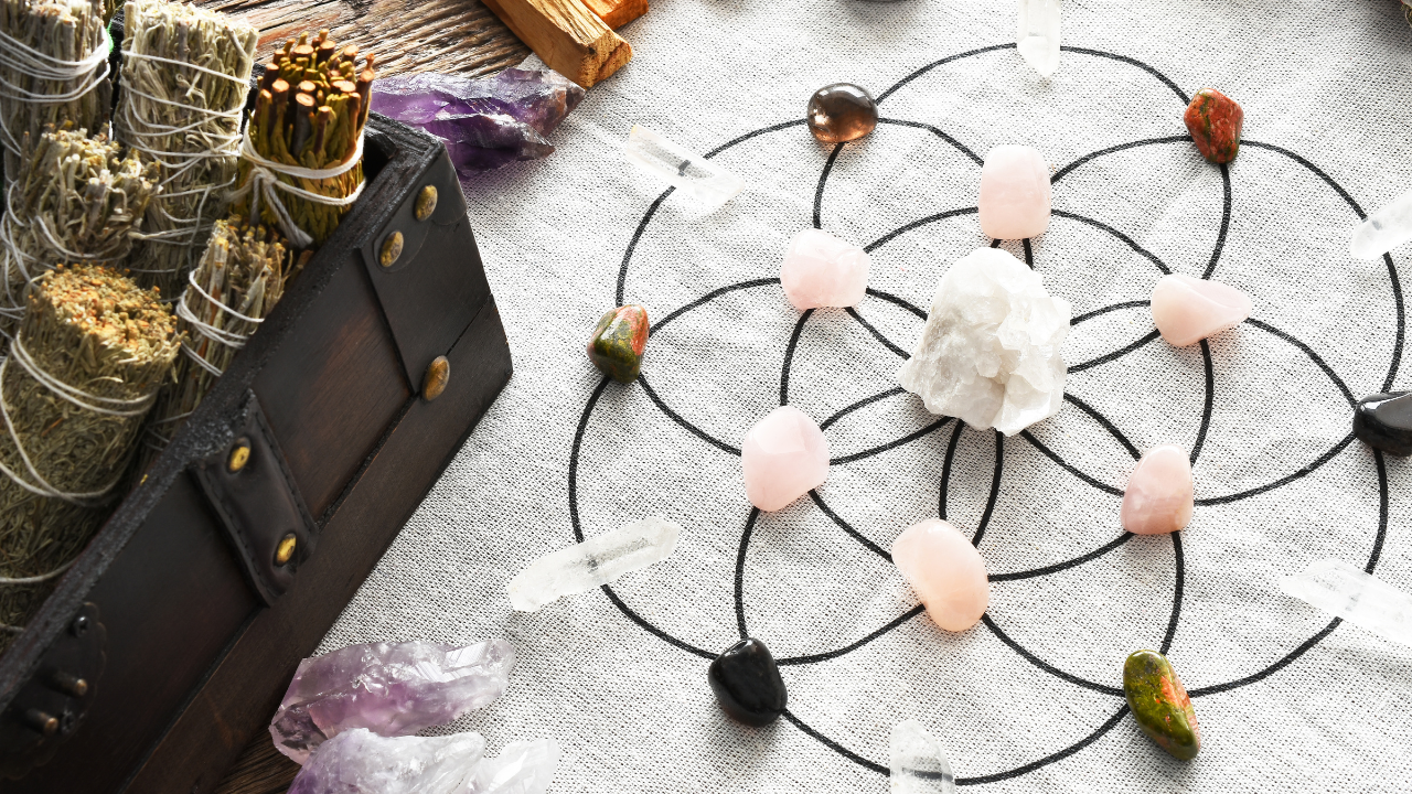 crystal grid for spiritual growth