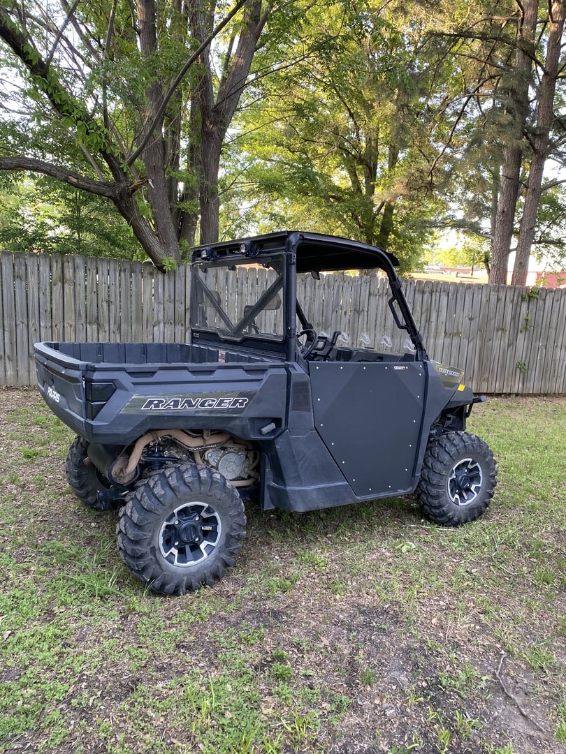 Half doors on a Polaris Ranger