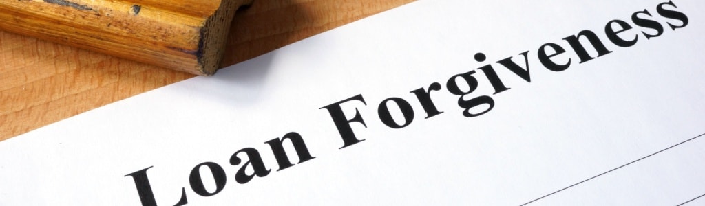 An image showing loan forgiveness programs as financial assistance for active duty service members and military families.